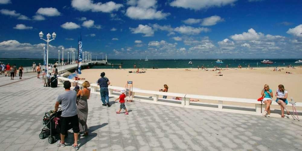 דירות ארסשון T2 Face Au Port De Plaisance Et Plage D'Eyrac -Terrasse -Parking מראה חיצוני תמונה